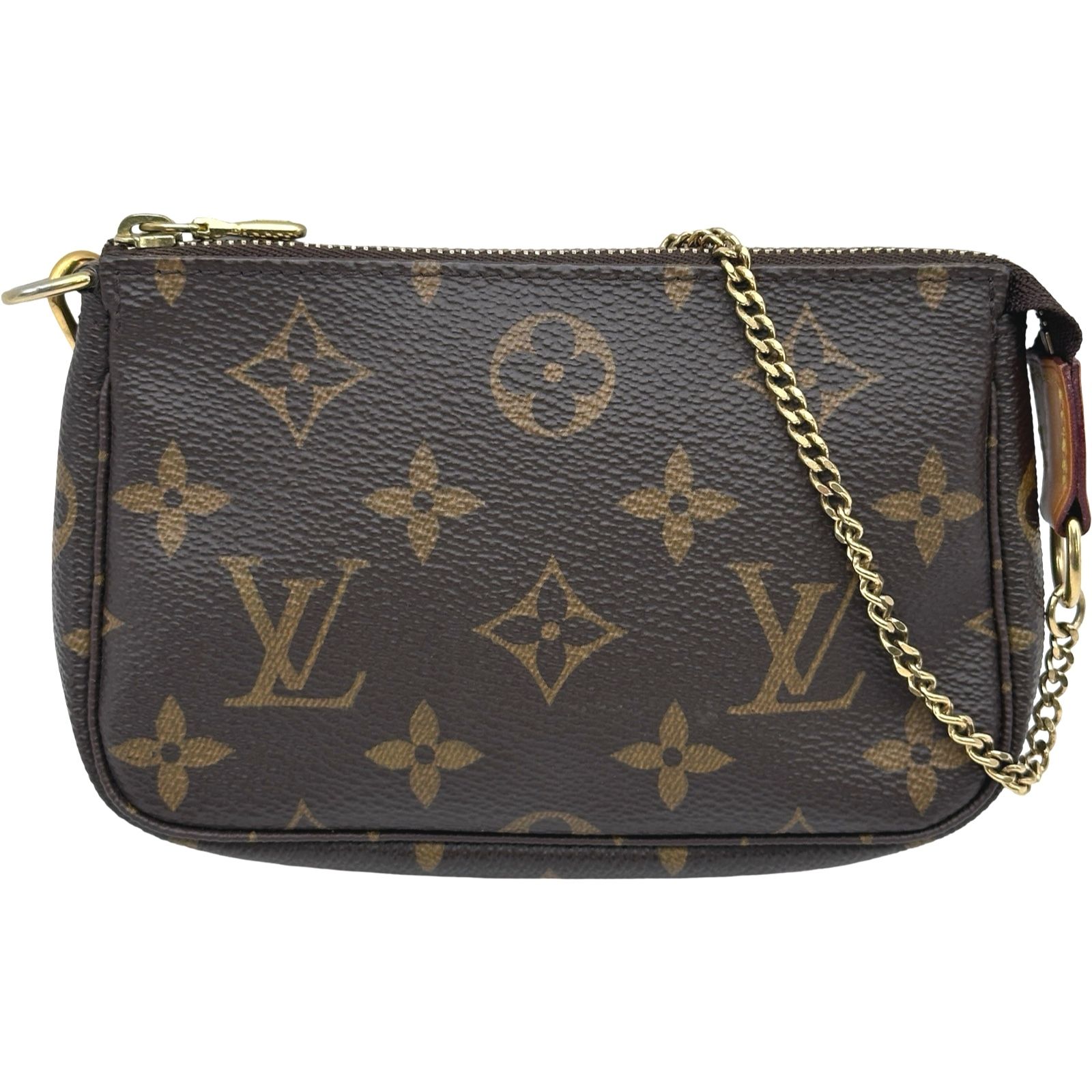 ルイ・ヴィトン LOUIS VUITTON ミニポシェット・アクセソワール M58009 ブラウン モノグラム レディース ハンドバッグ