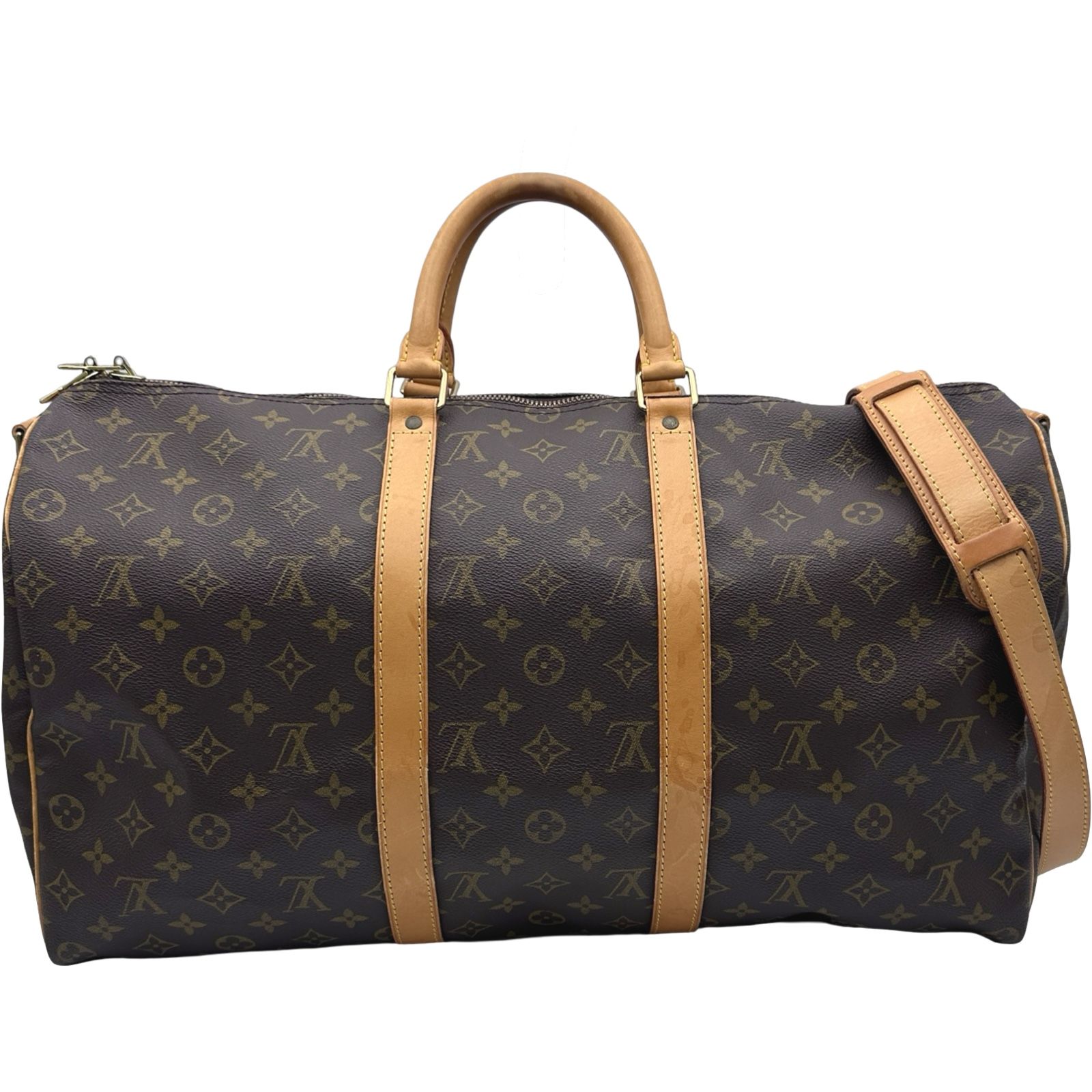 ルイ・ヴィトン LOUIS VUITTON キーポル・バンドリエール50 M41416 ブラウン モノグラム レディース ボストンバッグ