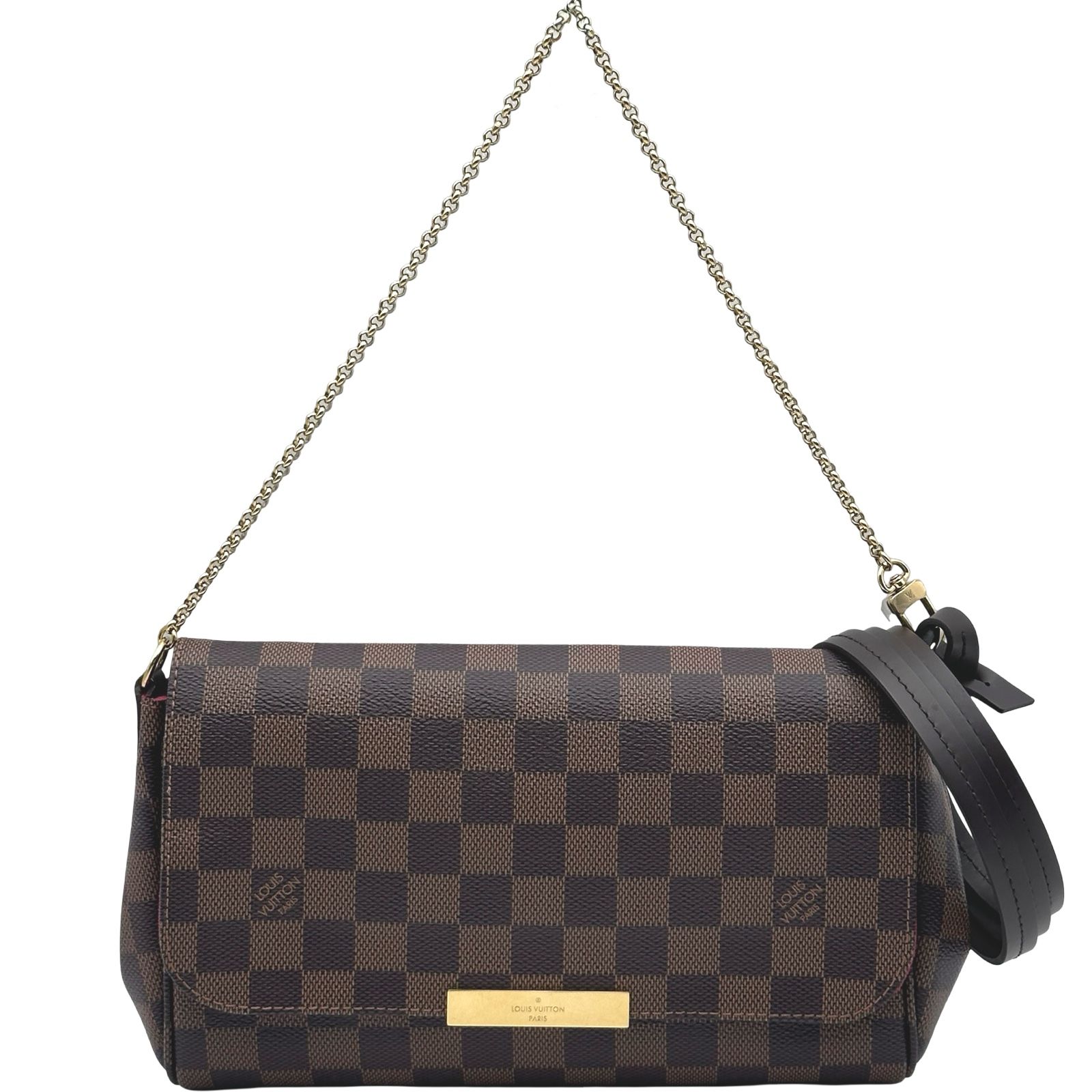 ルイ・ヴィトン LOUIS VUITTON フェイボリットMM M40718 ブラウン ダミエ レディース ショルダーバッグ