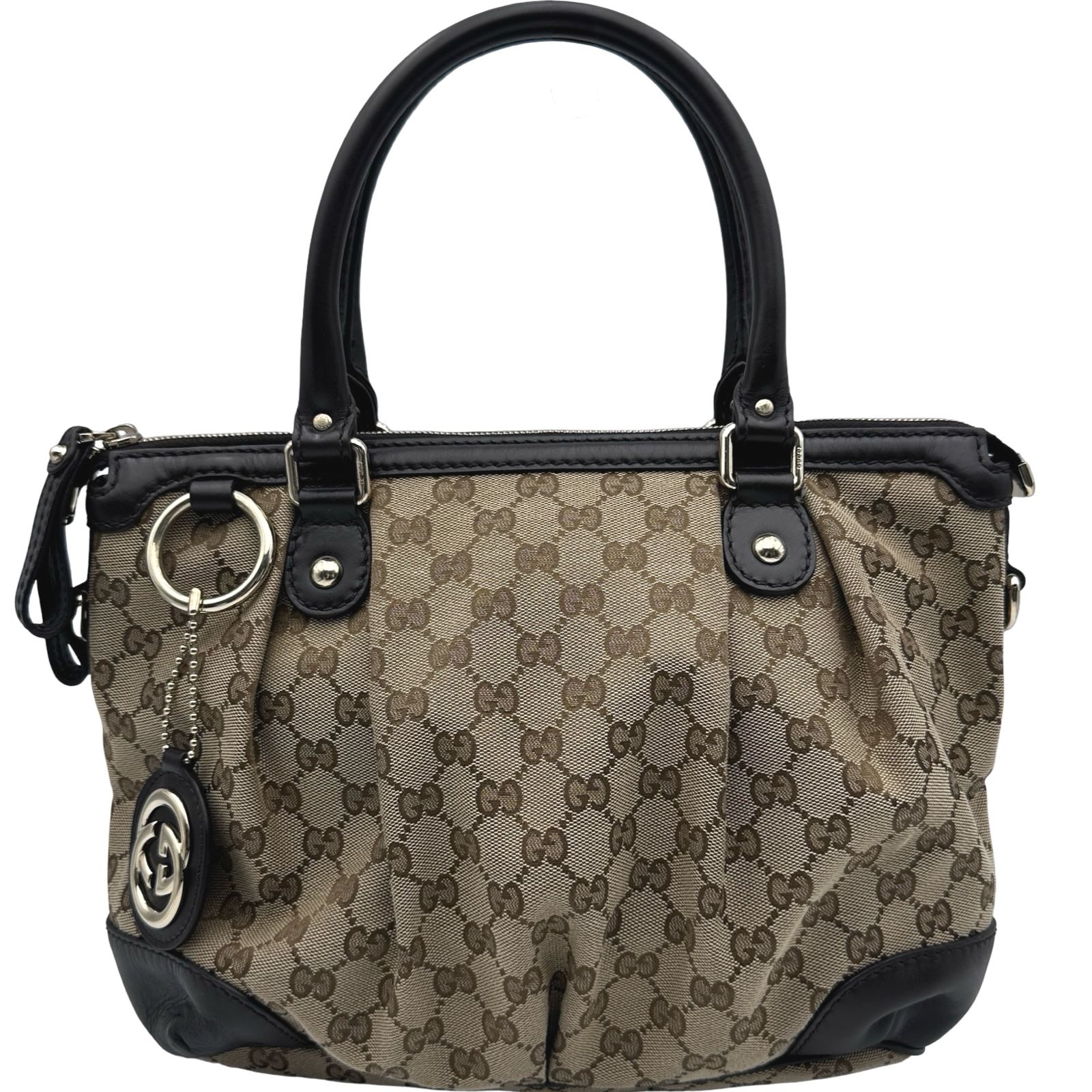 グッチ GUCCI スーキーハンドバッグ 247902 ブラウン GGキャンバス レディース ハンドバッグ