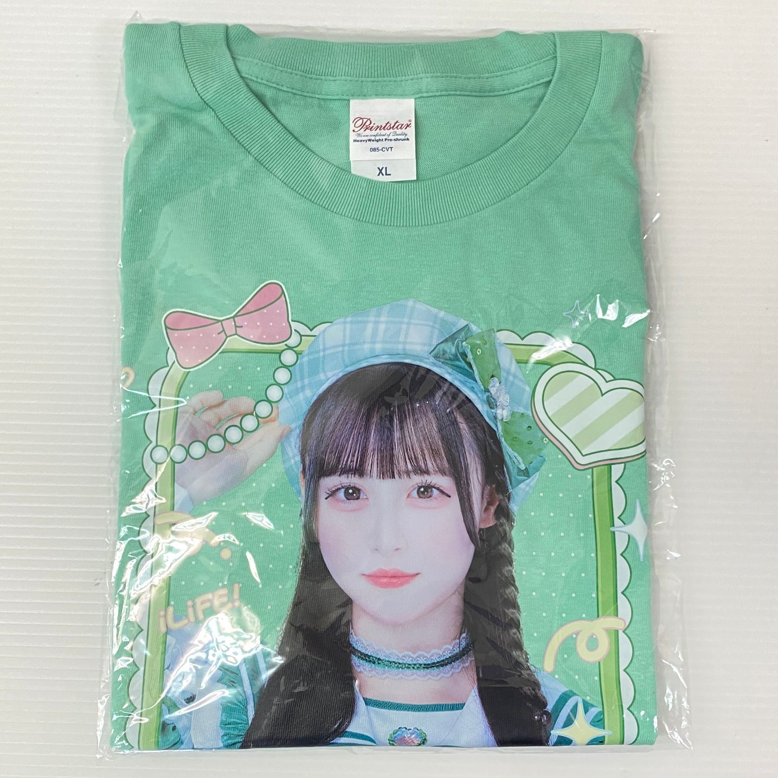 □iLiFE! 若葉のあ 実写Tシャツ XLサイズ 未開封品 smmetc096224