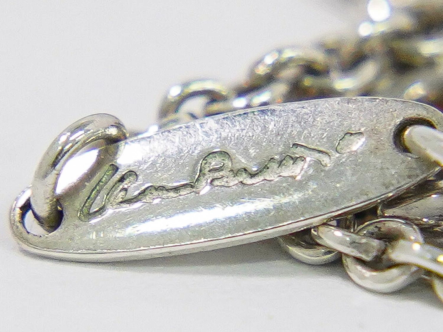 本物 ティファニー TIFFANY & Co. ティアドロップ 5P 925 ブレスレット