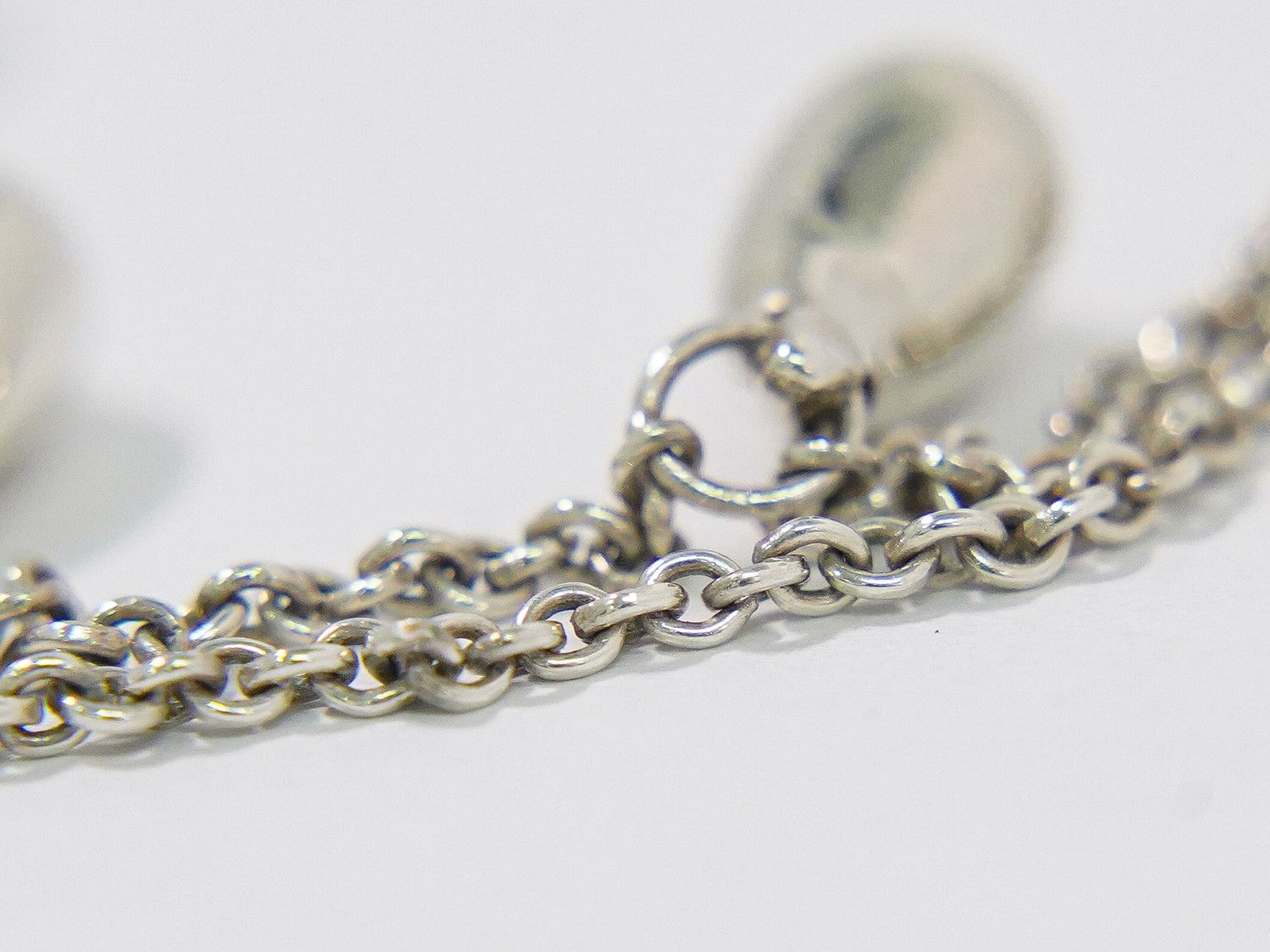 本物 ティファニー TIFFANY & Co. ティアドロップ 5P 925 ブレスレット