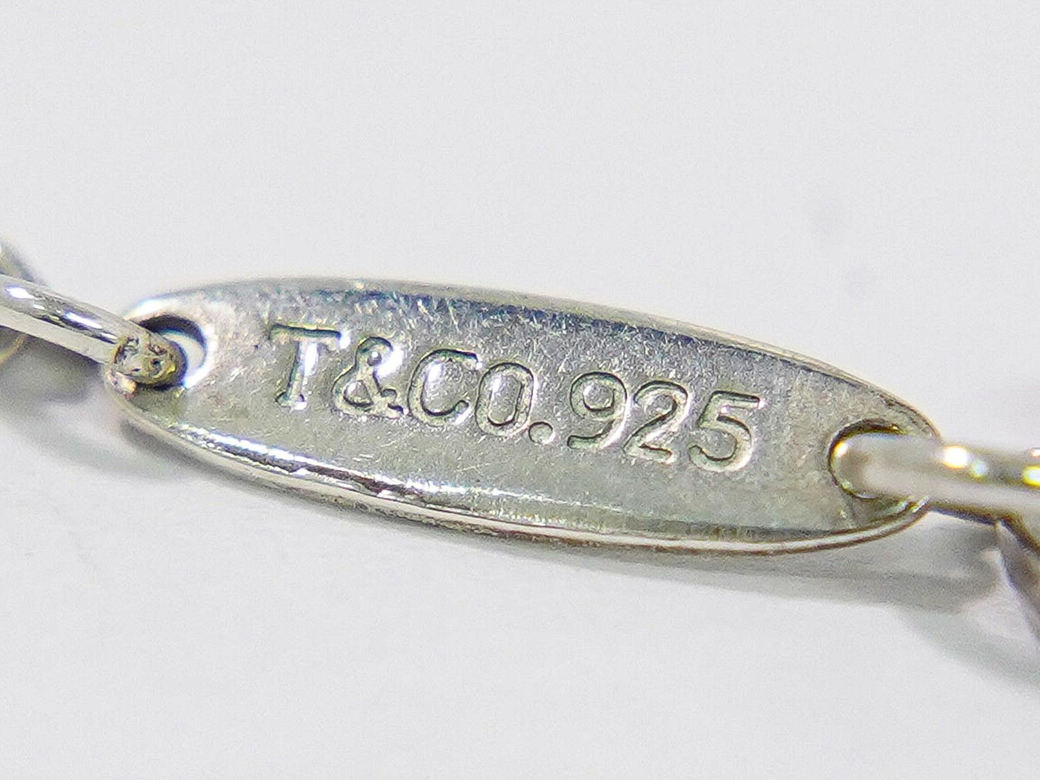 本物 ティファニー TIFFANY & Co. ティアドロップ 5P 925 ブレスレット
