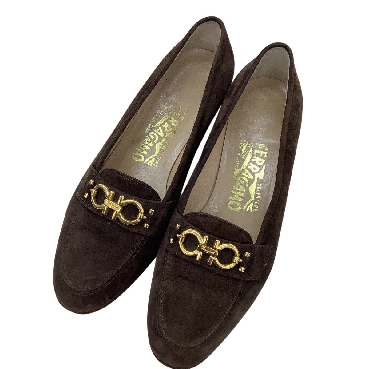 Ferragamo フェラガモ レディース ローファー SIZE SIZE 6 2/1 (23.5cm相当) ブラウン
