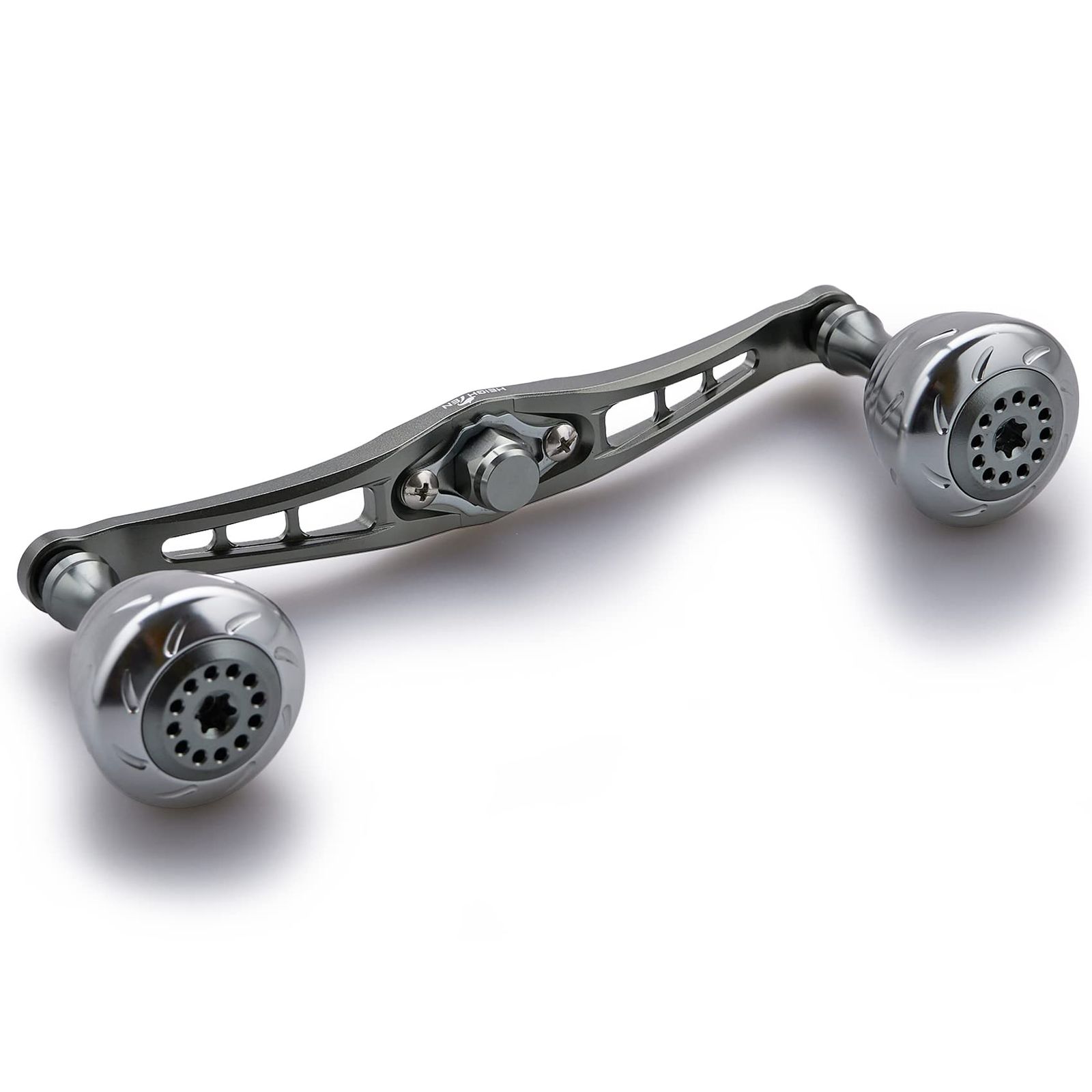 HEIGHTEN 120mm ベイト リール ハンドル シマノ ダイワ アブガルシア 通用 ベイトリール 用 Spider Series (120mm, ガンメタル) (HT03201)★ 0324488d