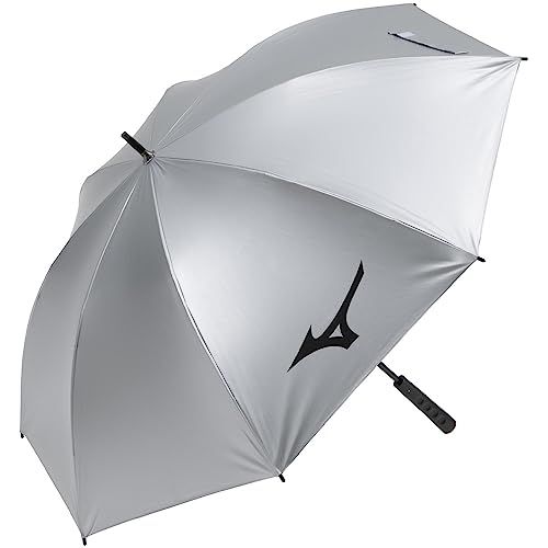 MIZUNO(ミズノ) 銀パラソル ユニセックス 65cm×8本骨 約410g 晴雨兼用 UVカット率99.9%以上 ゴルフ アウトドア 収納袋なし シルバー 5LJY2322★ da2c5600