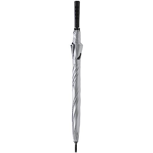 MIZUNO(ミズノ) 銀パラソル ユニセックス 65cm×8本骨 約410g 晴雨兼用 UVカット率99.9%以上 ゴルフ アウトドア 収納袋なし シルバー 5LJY2322★ da2c5600