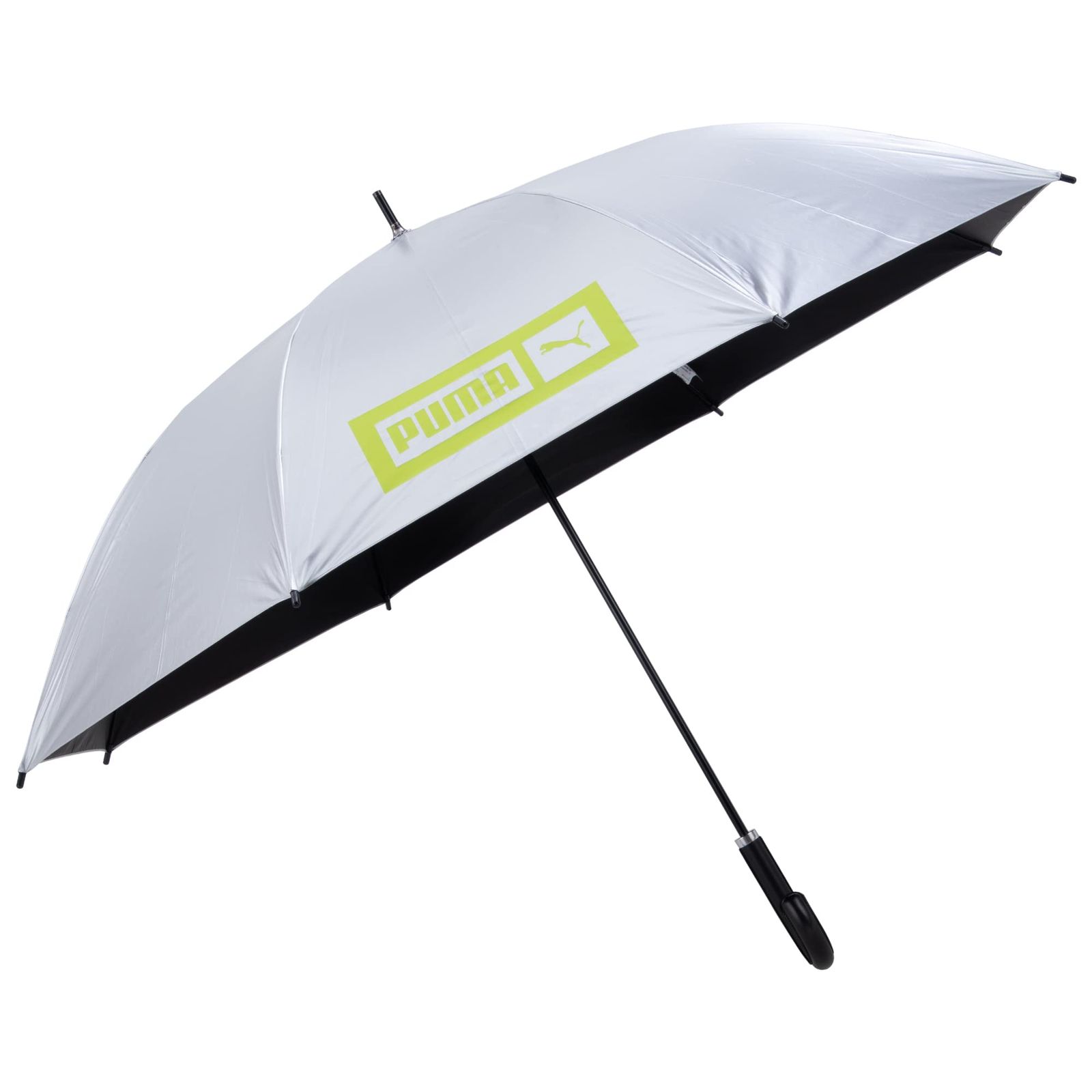 プーマ(Puma) 紳士 晴雨兼用 表シルバー ジャンプ傘 70cm×8R ライムグリーン PBP59JP70★ 7b641063