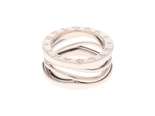 BVLGARI ブルガリ ジュエリー B-zero1レジェンドR/WG/9.2g/#49 貴金属･宝石 353764 リング・指輪 K18ピンクゴールド K18PG 8.5号 シルバー ユニセックス【中古】460