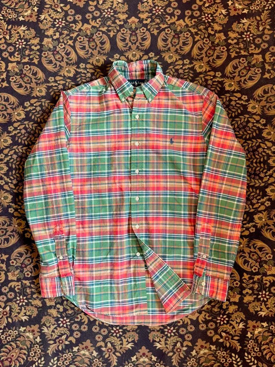 ヴィンテージ ポロ マルチ COLOR CHECK シャツ 8,024円