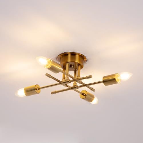 ペンダントライト 4灯 現代工業風 シーリングライト 北欧風 天井器具照明 口金E26 LED電球対応 【電球別売】鉄製 おしゃれ ダイニング キッチン 居間 食卓 部屋 寝室モダン ペンダントライト4畳 6畳 引掛け式 工事不要 取付簡単 (ゴール 国内発送