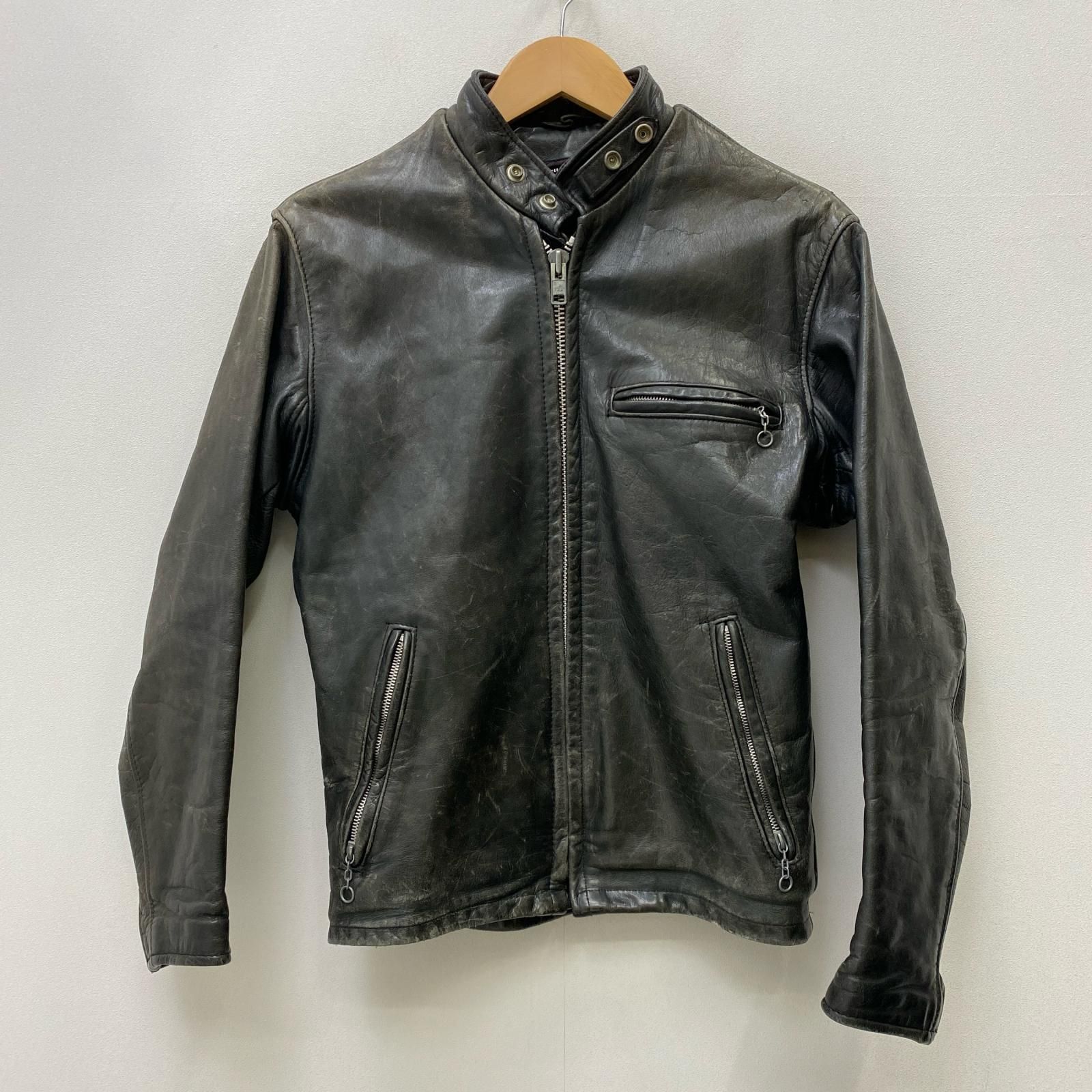 【加古川店】 中古 schott | ショット レザー SINGLE RIDERS JKT 141 ブラック サイズ：36 【93】 加古川店】 中古 schott | ショット レザー SINGLE RIDERS JKT 141