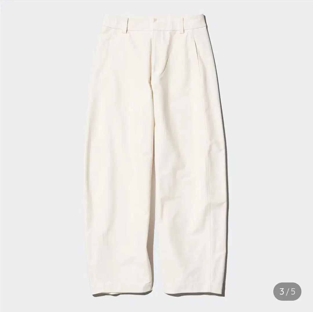 ユニクロ ジャージ BARREL(バレル) レグ パンツ Lサイズ オフホワイト