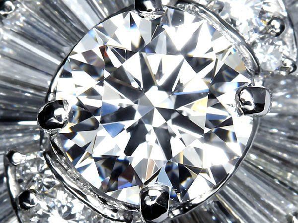 3ZIL18272【売り切り】新品【RK宝石】《Diamond》極上ダイヤ Internally Flawless Dカラー H＆C 3EXCELLENT 1.028ct 極上脇石ダイヤ Pt900 超高級リング 13.5号 IF リング 指輪 ソーティング