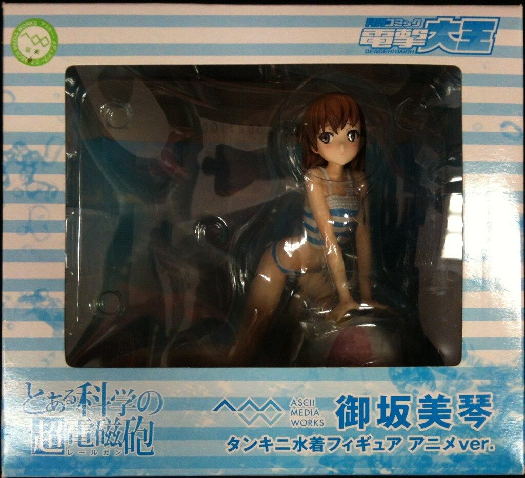 コトブキヤ/AMW とある科学の超電磁砲 御坂美琴 タンキニ水着フィギュア アニメver 1/8 PVC の商品写真
