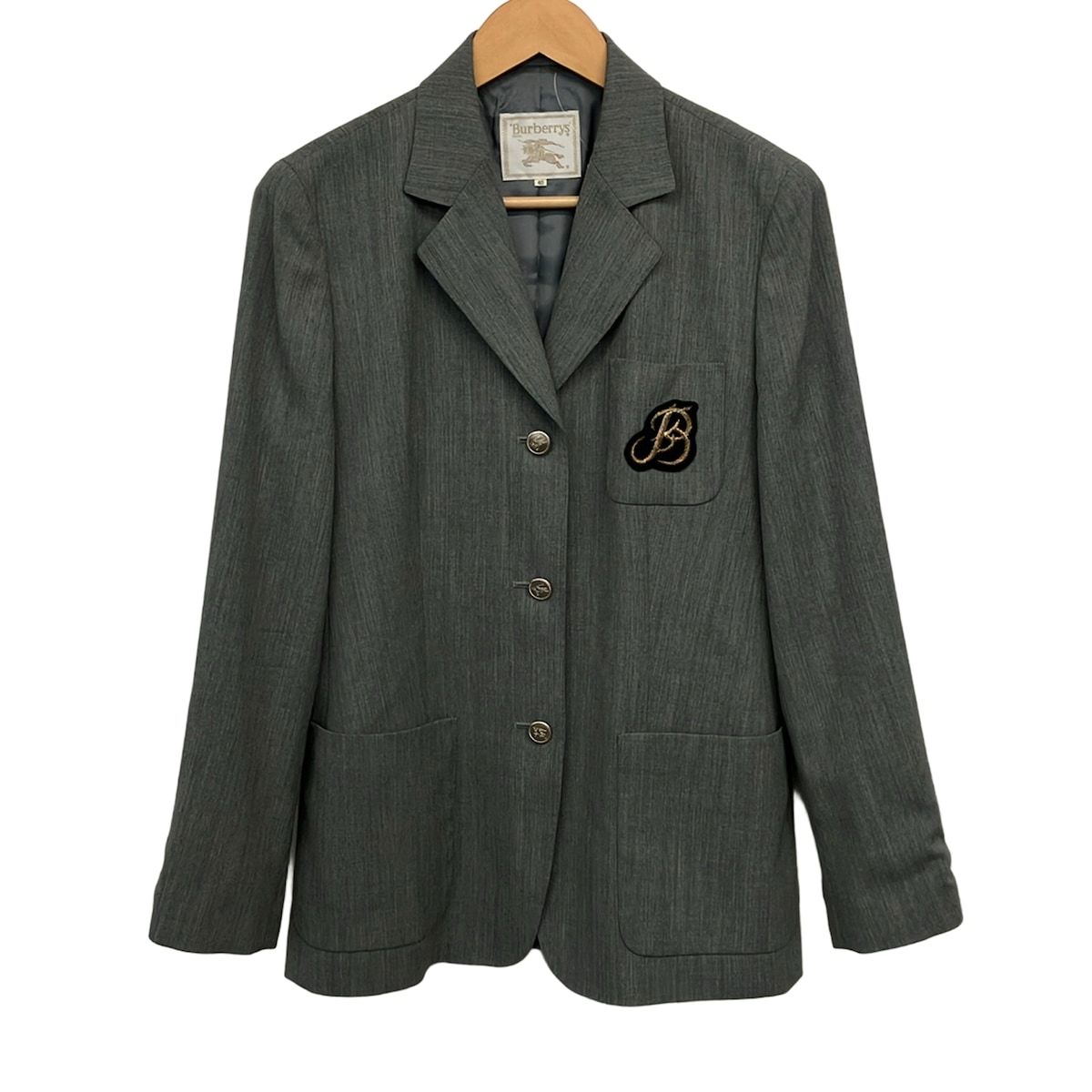 Burberry\'s(バーバリーズ) ジャケット サイズ40 M レディース美品 - グレー 長袖/春/秋