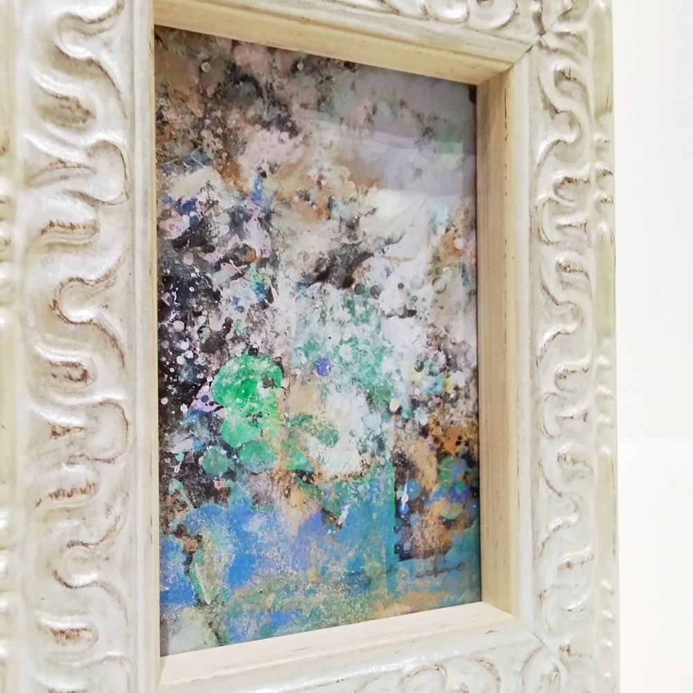 内野隆文 スターリーナイト 絵画 段ボールにアクリル 現代アート 抽象
