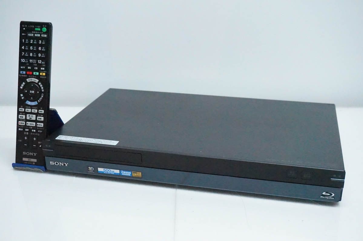 【中古】SONYソニー ブルーレイディスク/DVDレコーダー BDZ-AT700 HDD500GB Wチューナー BDレコーダー
