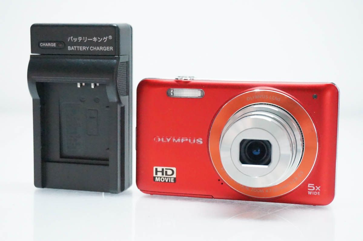 【中古】OLYMPUSオリンパス コンパクトデジタルカメラ 1400万画素 VG-120