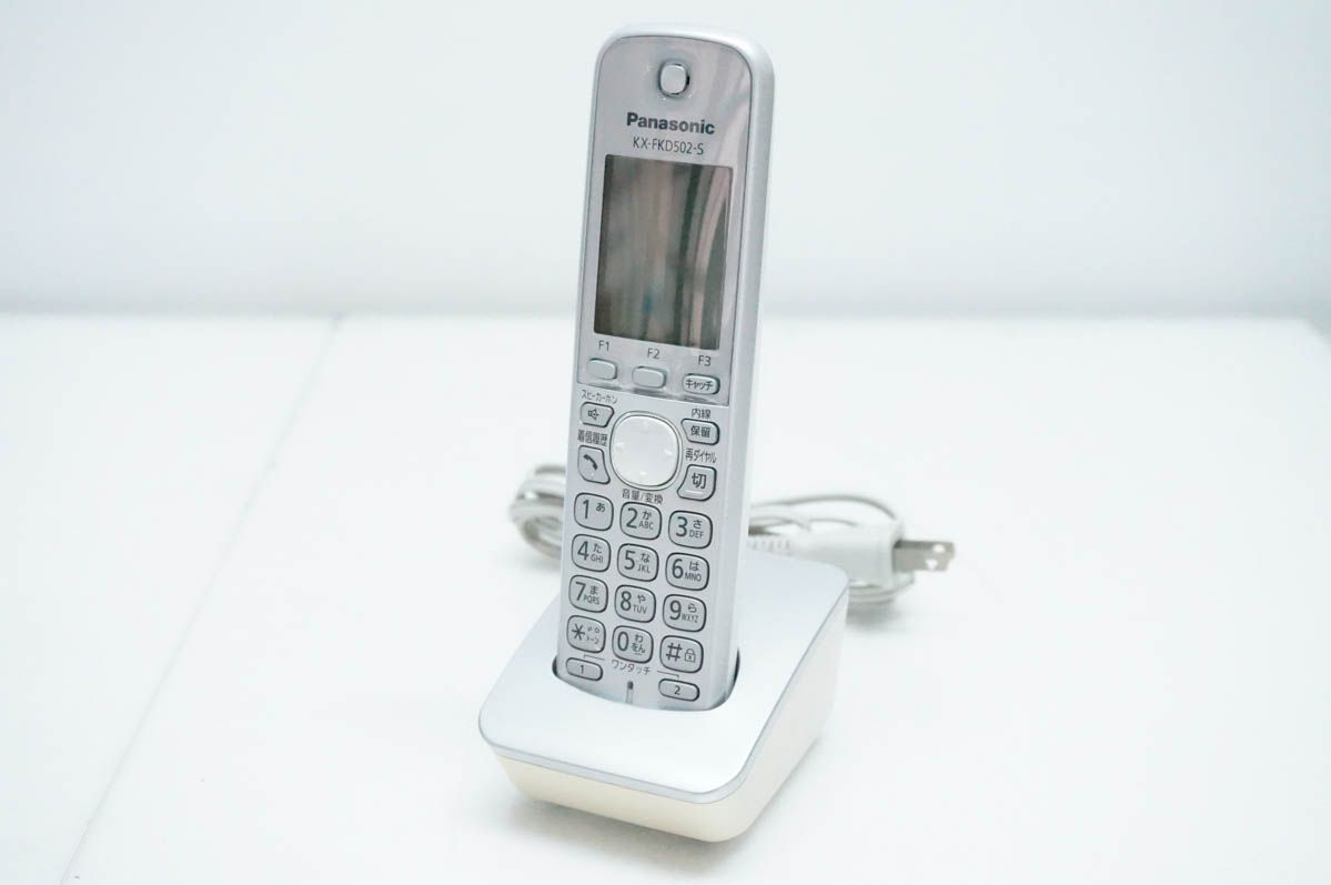 【中古】Panasonicパナソニック コードレス増設子機 KX-FKD502-S 電話機/FAXに