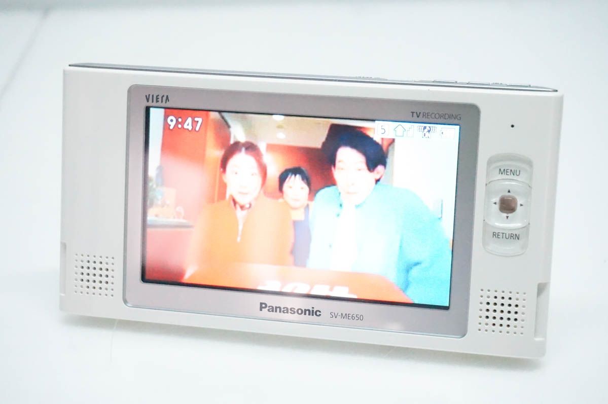 【中古】Panasonicパナソニック ポータブルワンセグテレビ 5V型 VIERAビエラ 防水 SV-ME650 ポータブルTV