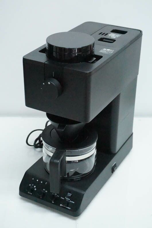 【中古】 TWINBIRDツインバード 全自動 ミル付きコーヒーメーカー CM-D457B