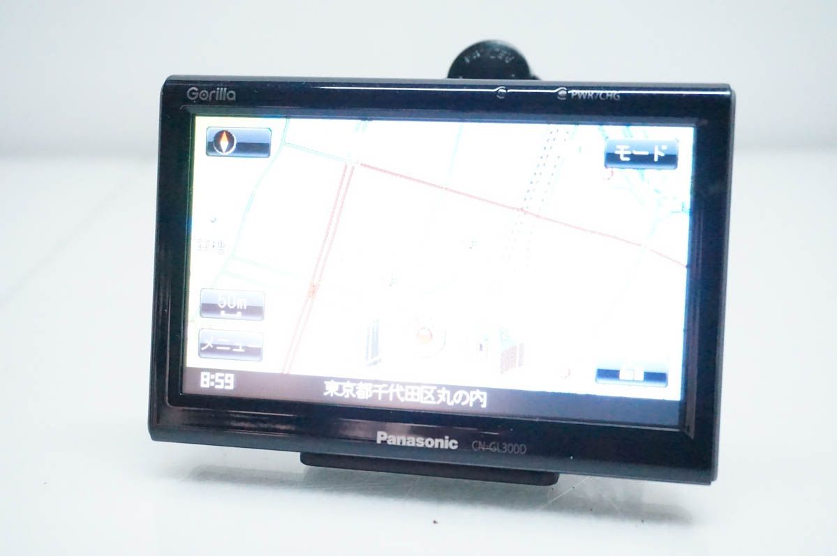 【中古】Panasonicパナソニック ポータブル 5V型 4GB SSDカーナビゲーション CN-GL300D