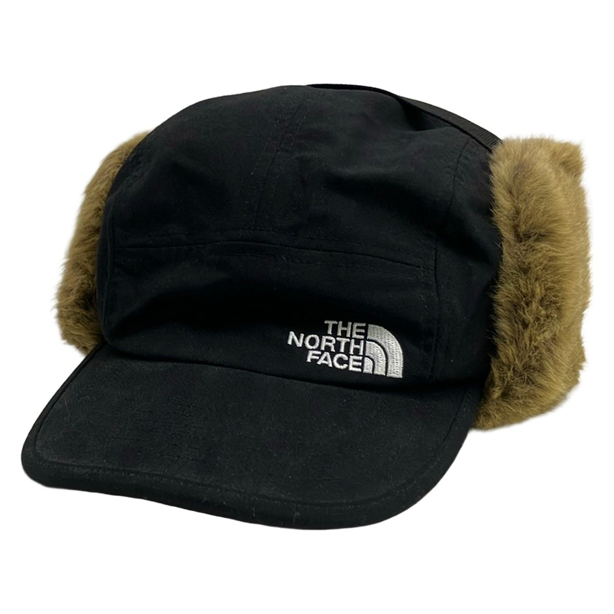 THE NORTH FACE(ノースフェイス) キャップ L美品 - 黒×ライトブラウン×白 バッドランドキャップ/NN41710