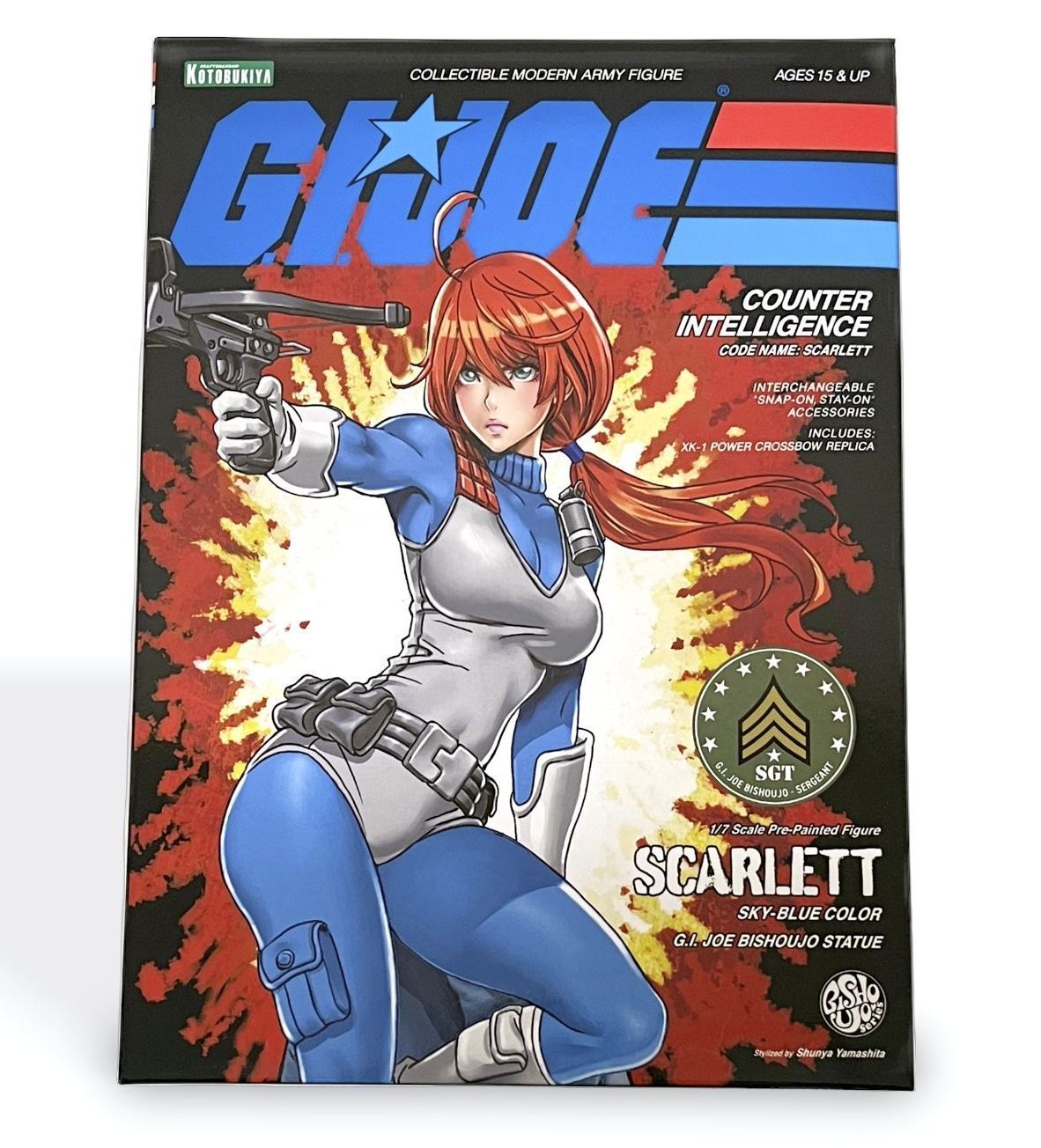 限定版】G.I. JOE美少女 スカーレット スカイブルーVer. 1/7スケール