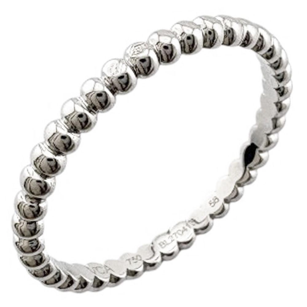 ヴァンクリーフ＆アーペル ペルレ ゴールドパール リング 指輪 15.5号 18金 K18ホワイトゴールド レディース Van Cleef & Arpels 中古 ヴァンクリーフ＆アーペル