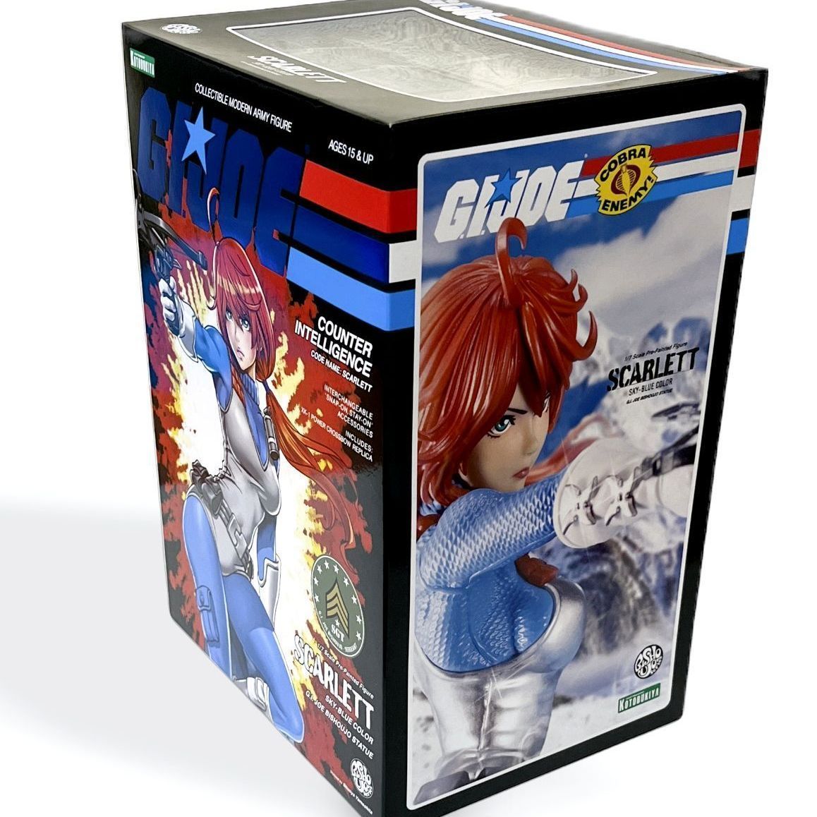 限定版】G.I. JOE美少女 スカーレット スカイブルーVer. 1/7スケール