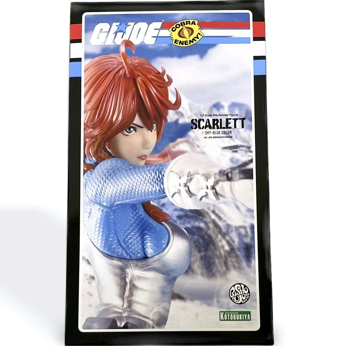 限定版】G.I. JOE美少女 スカーレット スカイブルーVer. 1/7スケール