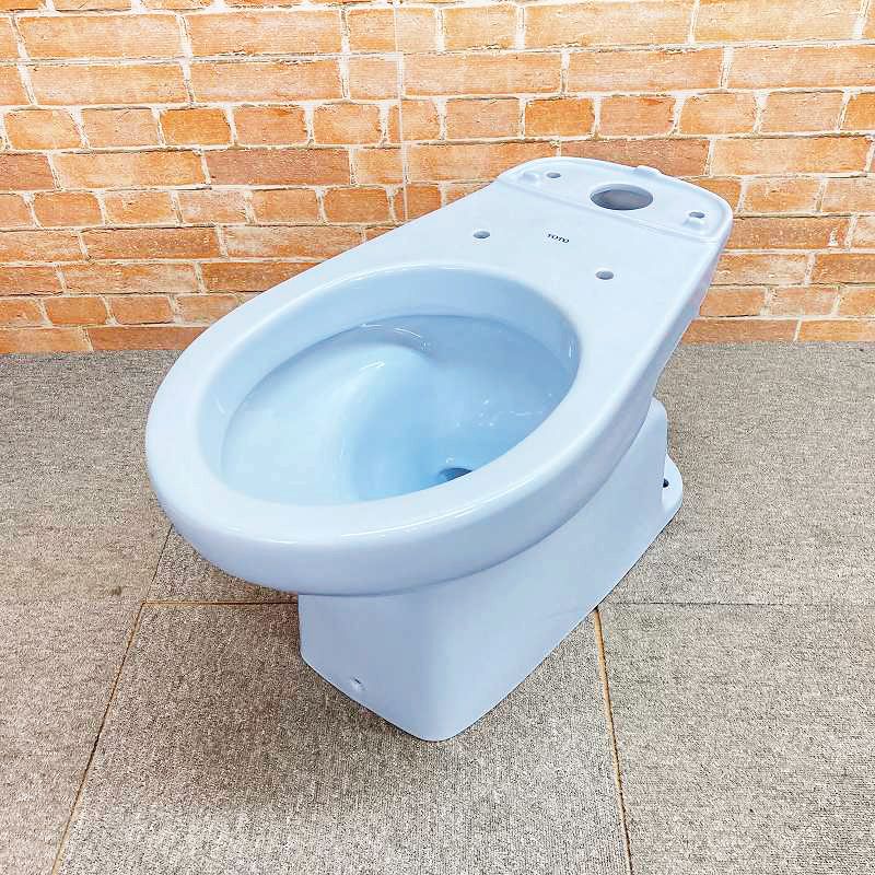 【中古品】【美品】 TOTO トイレ便器(床下排水) 洋式便器のみ 「C770B」 排水芯200mm #SM2(パステルブルー) 9D