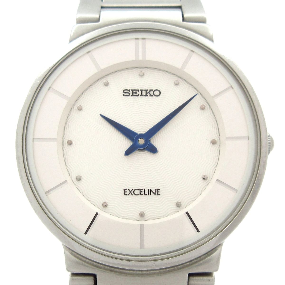 SEIKO(セイコー) 腕時計 EXCELINE(エクセリーヌ) 4J40-0AE0 レディース SS 白