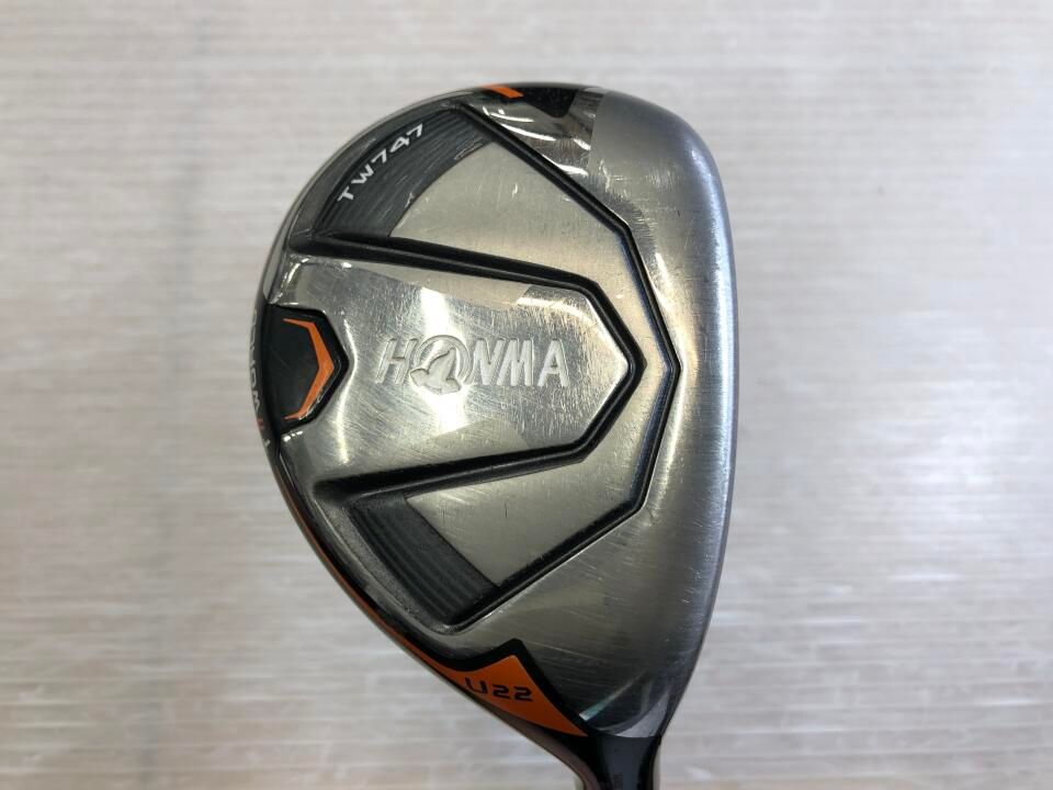 ホンマゴルフ　TOUR WORLD TW747　22度　VIZARD For TW747　ユーティリティ　中古　ゴルフドゥ！NEXT昭島武蔵野店【最短即日発送】