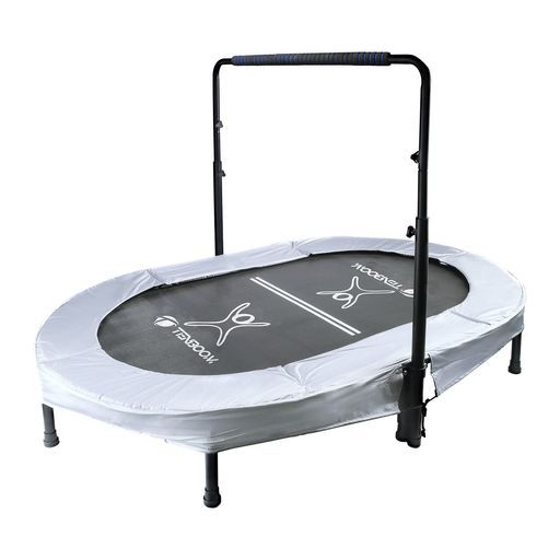 TENBOOMトランポリン子供大人兼用大型二人用室内自宅部屋用耐荷重150kgスプリング式折りたたみトレーニングエクササイズ遊具ダイエットお祝いギフトプレゼント