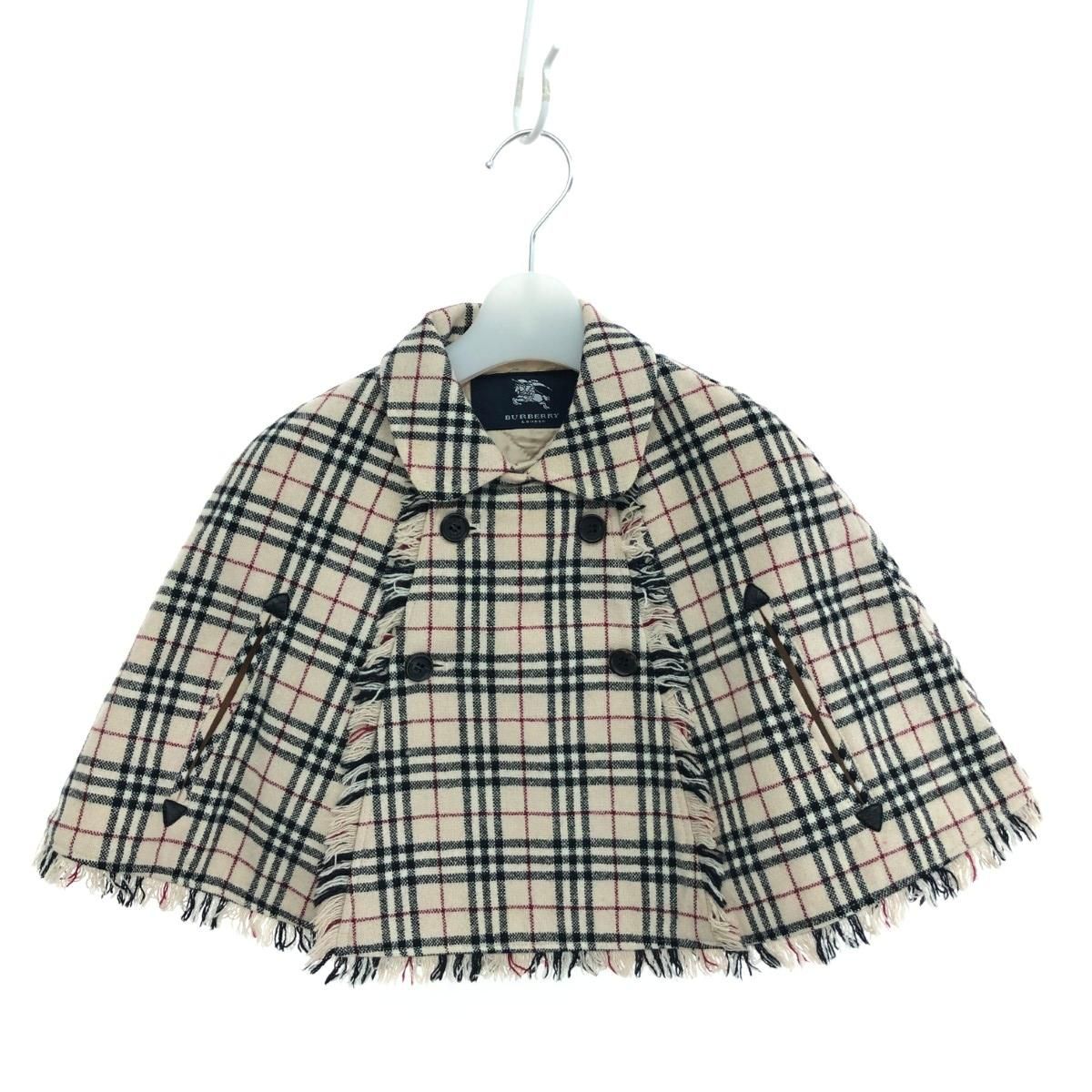 BURBERRY LONDON バーバリーロンドン ポンチョ ノバチェック/内側 