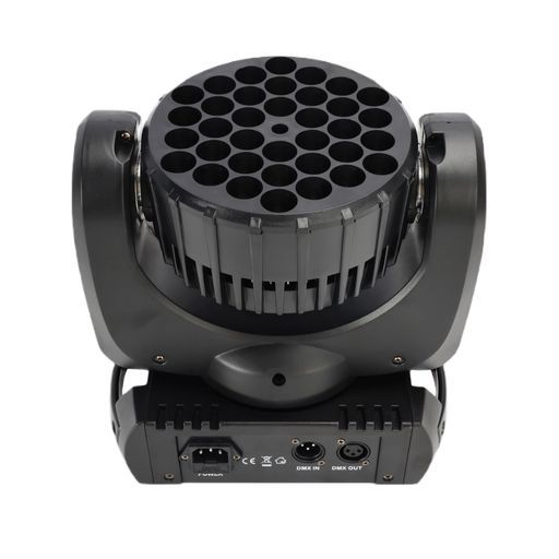 Frezon36*3WRGBムービングライトLEDステージライトDMX9/16チャンネル13.5°ビーム角度自動・音声起動・DMX512・マスタースレーブ4モード対応、9/16チャンネルDMX
