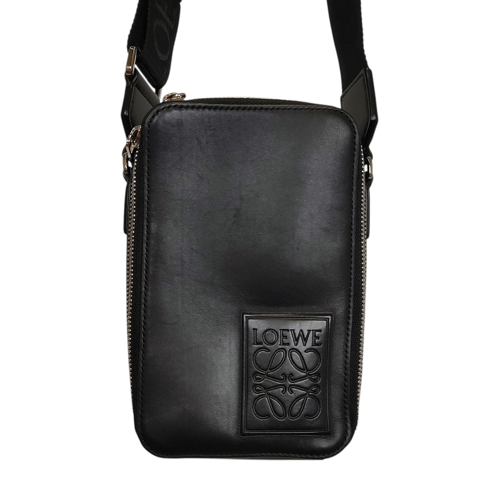LOEWE ロエベ バーティカル クロス ボディポケット ショルダー ボディ 