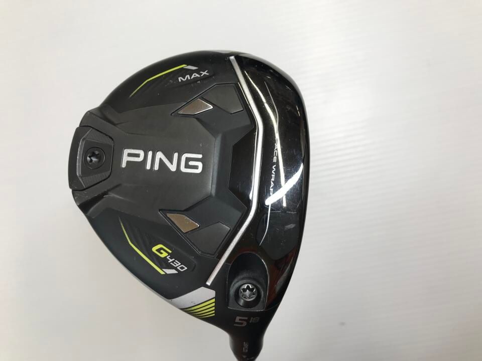 ピン G430 MAX 18度 ALTA J CB BLACK Sフレックス フェアウェイウッド 中古【最短即日発送】