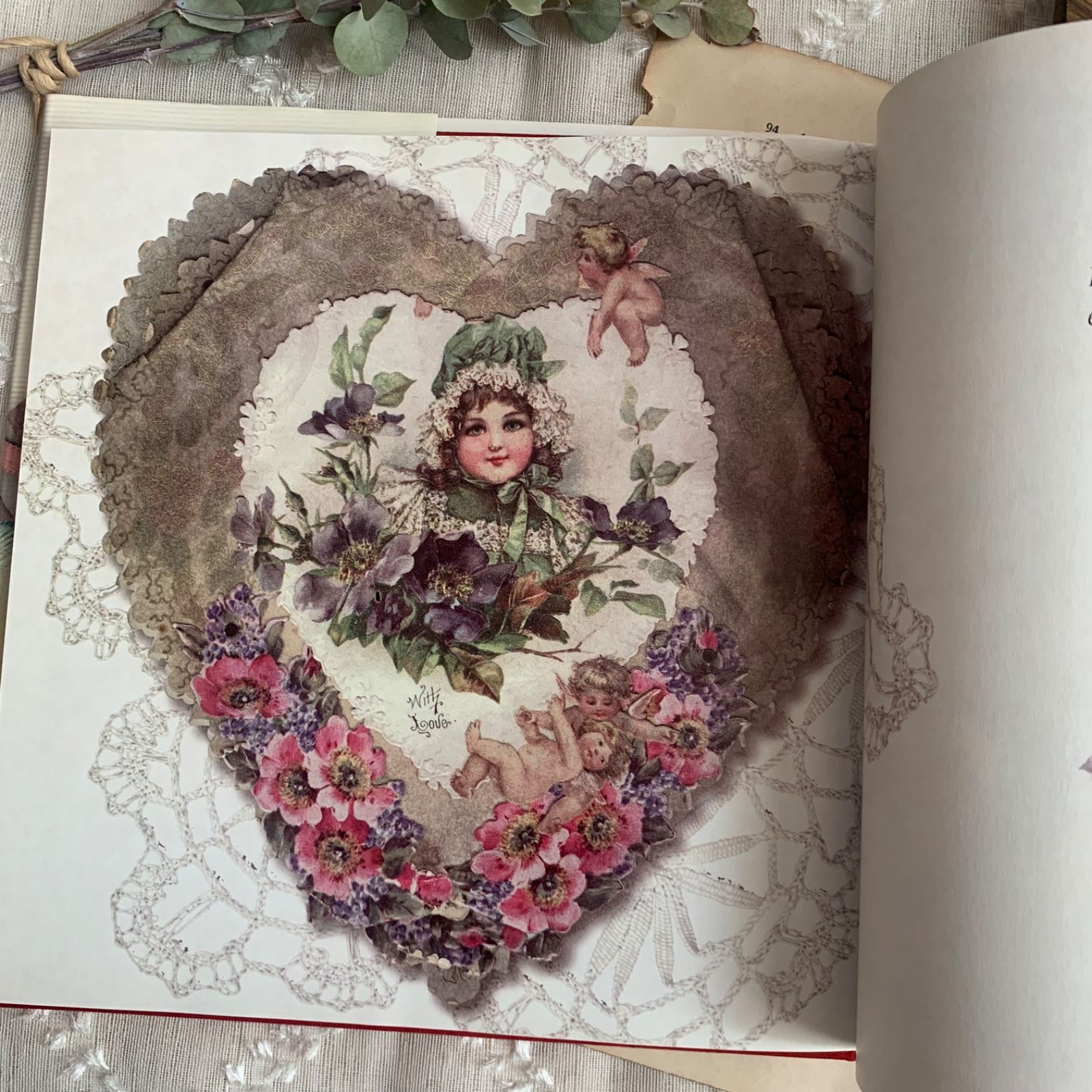 ヴィンテージ 洋書 ヴィクトリアン調 Gifts of Love Second Edition