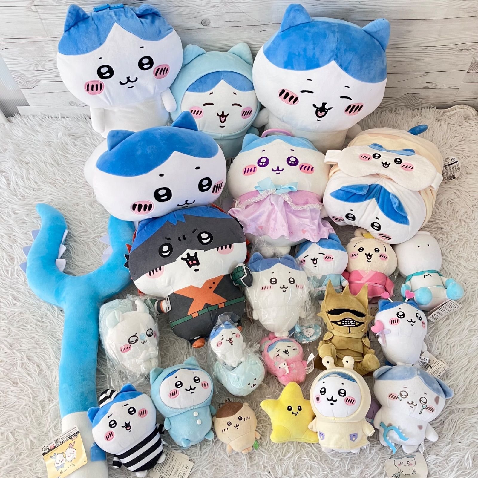 ちいかわ ぬいぐるみ 大量まとめ売り マスコット多数 未開封 タグ付き多数 七夕 サンリオ 24点セット 24