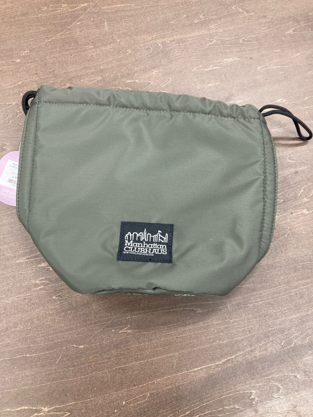 Manhattan Portage x Clubhaus 巾着Bag Olive 【公式ショッピングサイト】