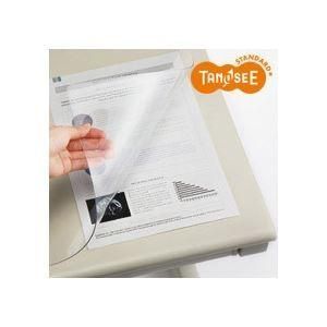 （まとめ）TANOSEE PVCデスクマット〔エコノミー〕 600×450mm 10枚 9,814円