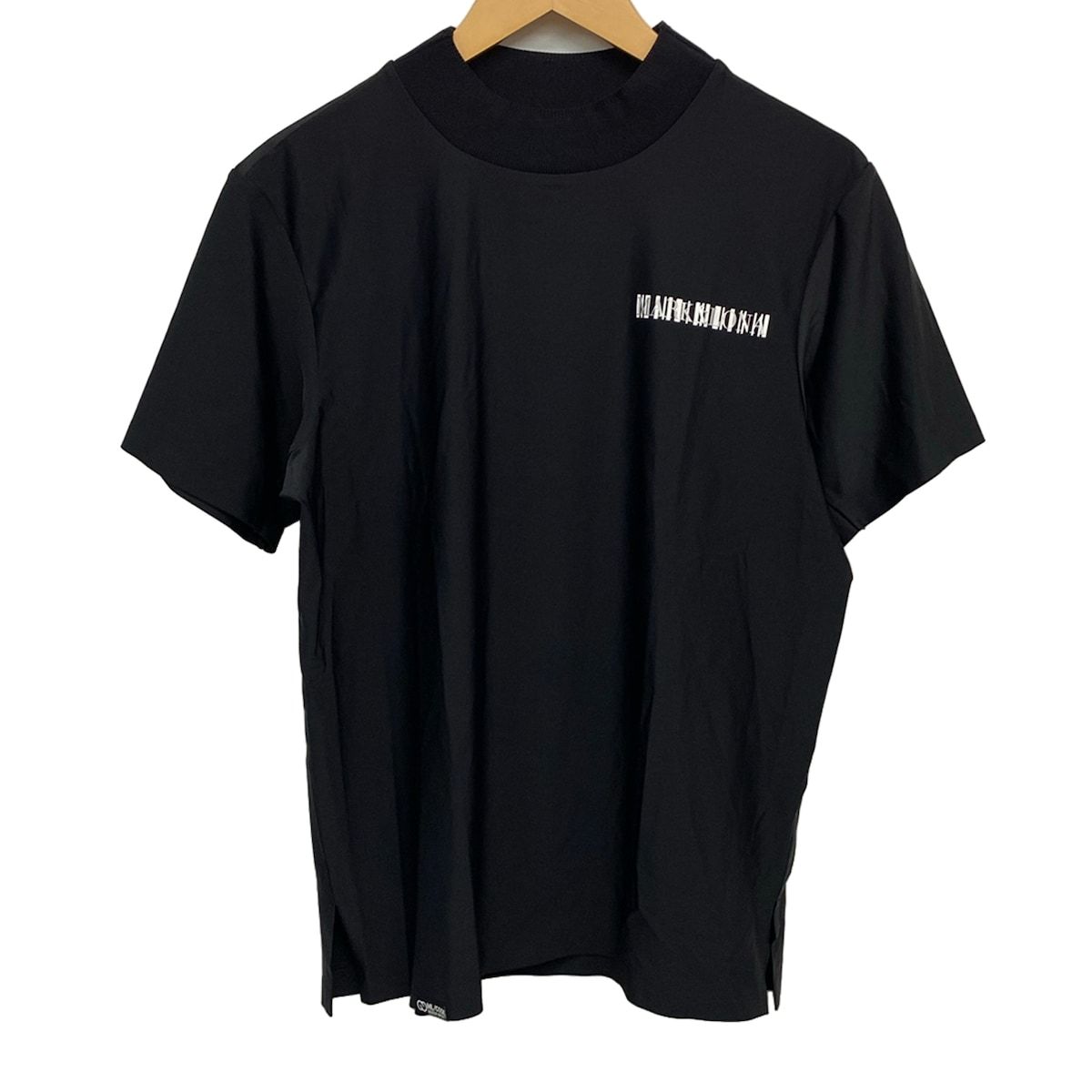 MARK&LONA(マークアンドロナ) 半袖Tシャツ サイズ46 XL メンズ美品 黒×シルバー ハイネック 12,012円