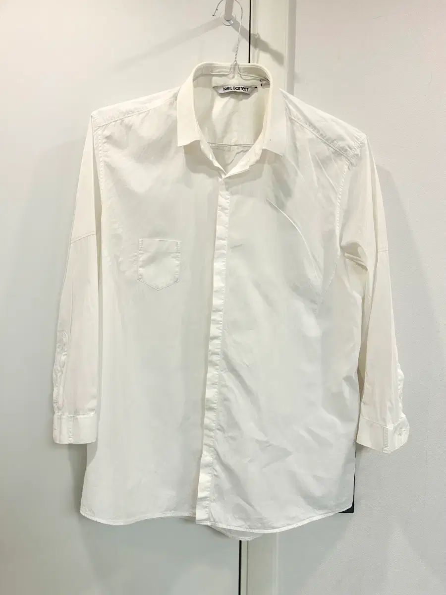 ニール バレット 白 7分 シャツ 9,612円