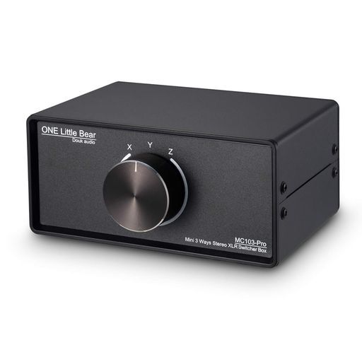 1(3)-IN-3(1)-OUTXLRバランスオーディオコンバータステレオパッシブセレクタスイッチャーMC103-Pro(3IN1OUT)