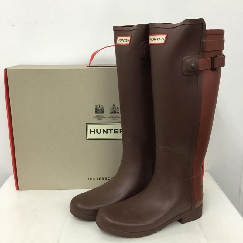 HUNTER ハンター 長靴、レインシューズ W ORG TALL BT REFINED B STRAP