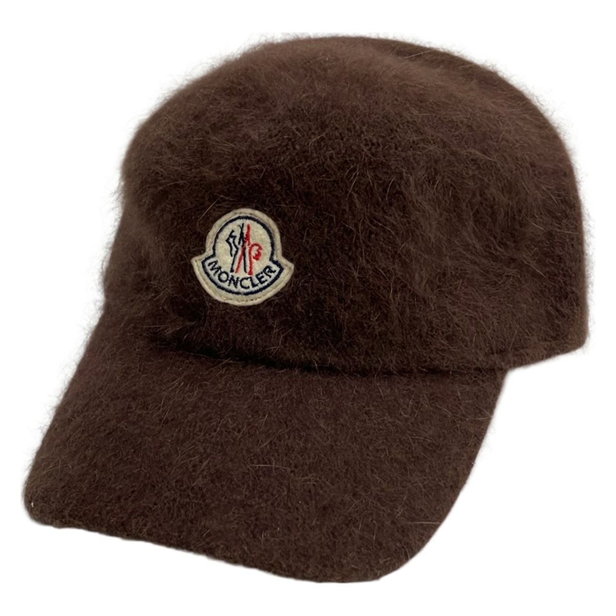 MONCLER(モンクレール) キャップ M - ダークブラウン アンゴラ